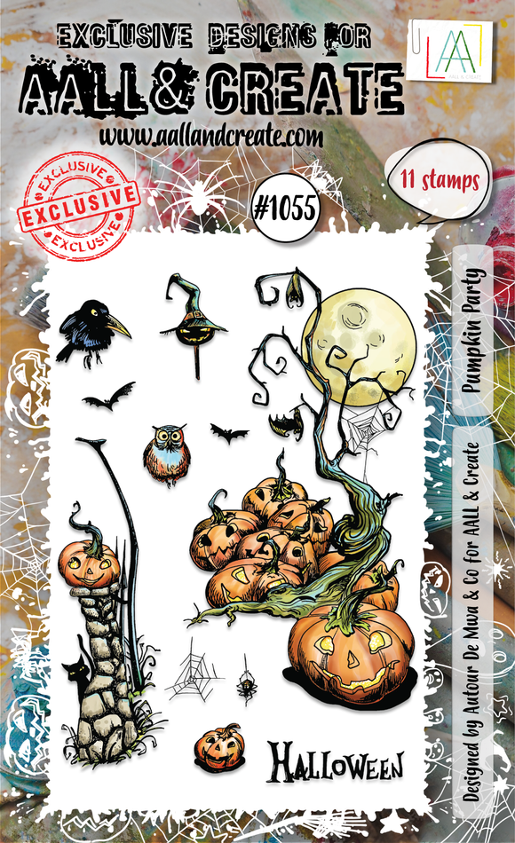 #1055 - A6 Stamp Set - Pumpkin Party