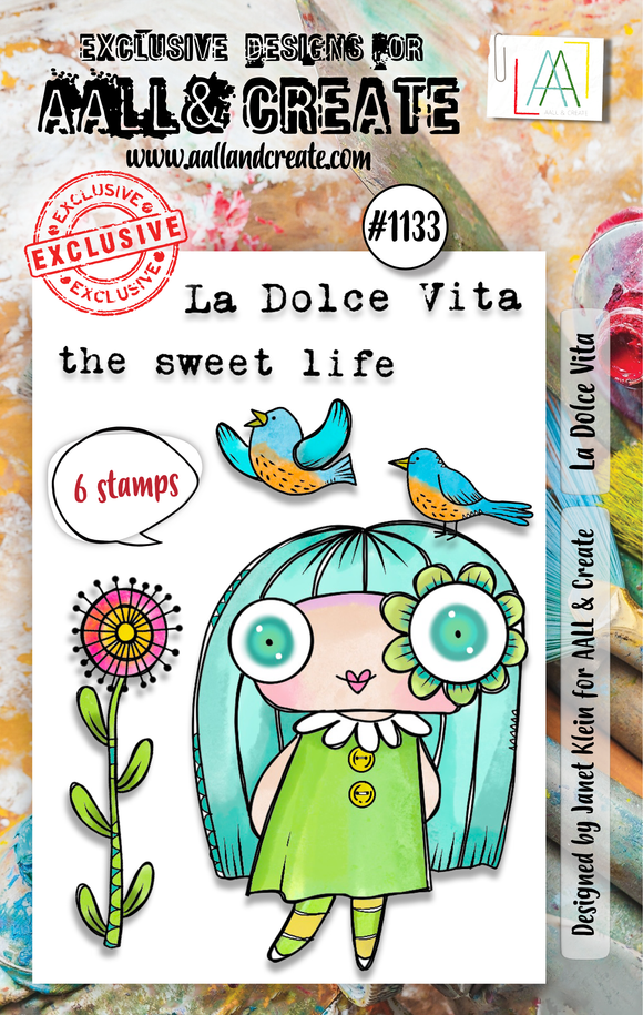 #1133 - A7 Stamp Set - La Dolce Vita