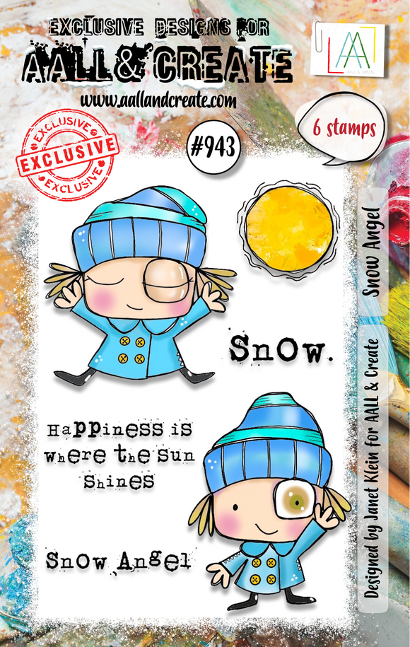 #943 - A7 Stamp Set - Snow Angel