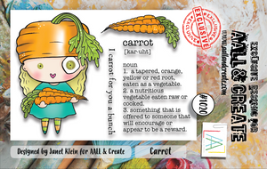 #1020 - A7 Stamp Set - Carrot