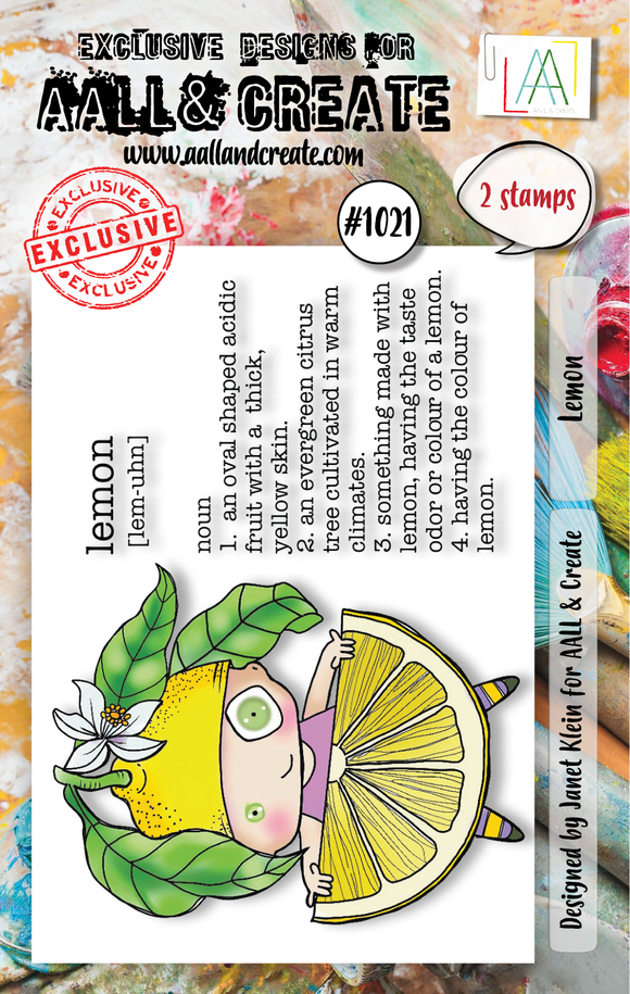 #1021 - A7 Stamp Set - Lemon