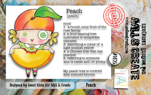 #1025 - A7 Stamp Set - Peach