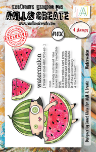 #1030 - A7 Stamp Set - Watermelon
