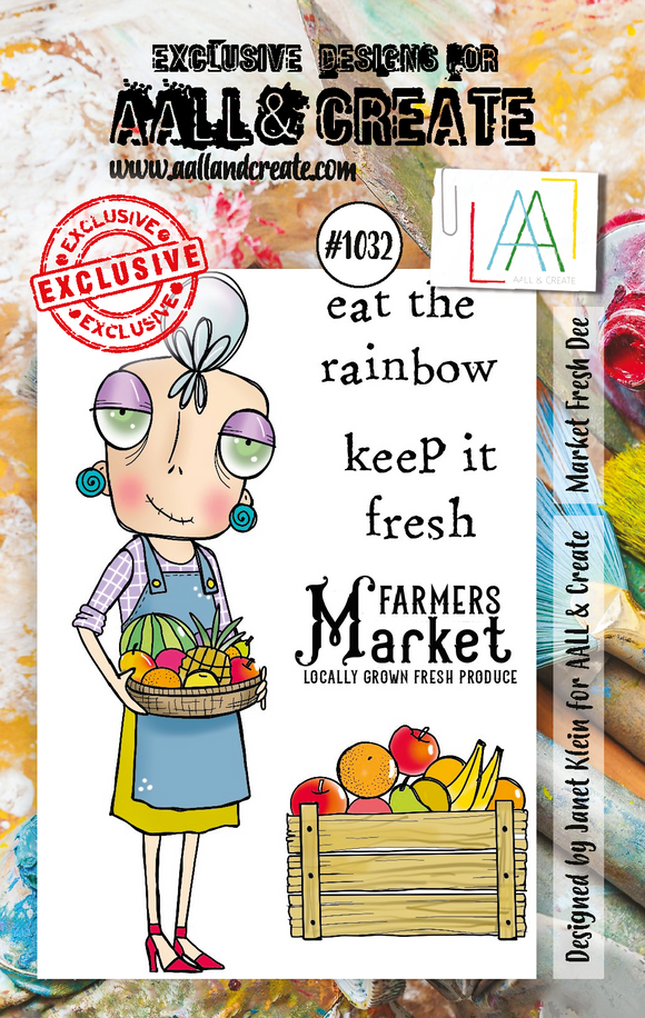 #1032 - A7 Stamp Set - Market Fresh Dee