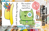 #1034 - A7 Stamp - Purrfect Paws