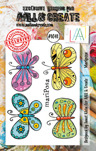 #1041 - A7 Stamp -  Mariposa