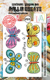 #1041 - A7 Stamp -  Mariposa