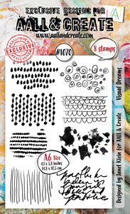 #1070 - A6 Stamp Set - Visual Dreams