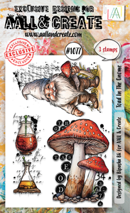 #1077 - A6 Stamp Set - Toad In The Gnome
