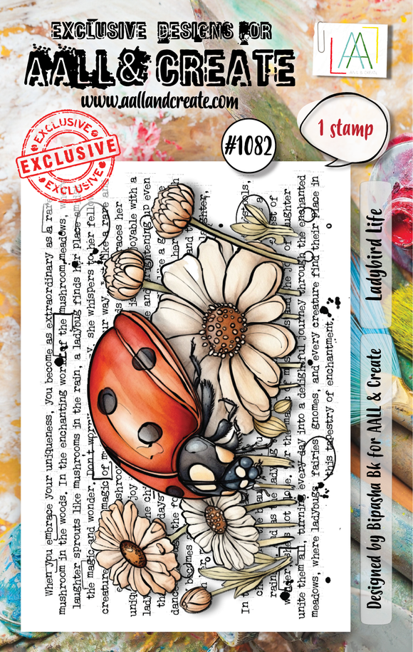 #1082 - A7 Stamp Set - Ladybird Life