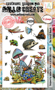 #1094 - A6 Stamp Set - The Forest Bunch