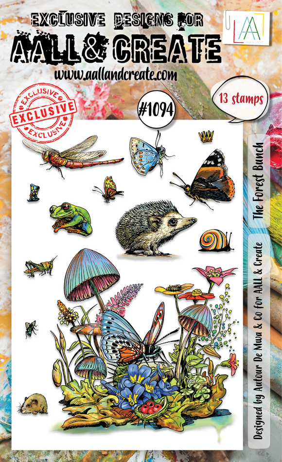 #1094 - A6 Stamp Set - The Forest Bunch