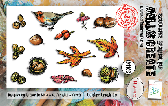 #1103 - A7 Stamp Set - Conker Crush Up