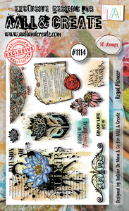 #1114 - A6 Stamp Set - Regal Pioneer