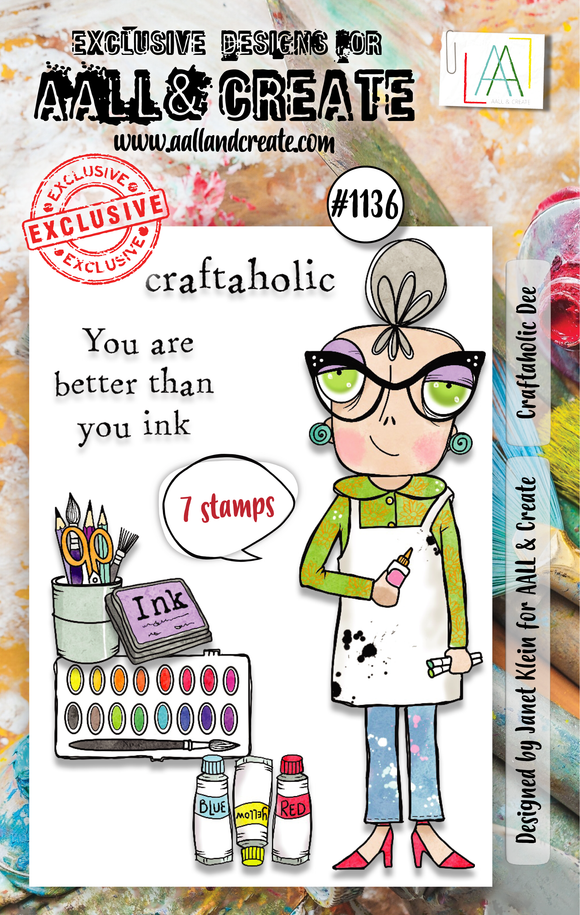 #1136 - A7 Stamp Set - Craftaholic Dee