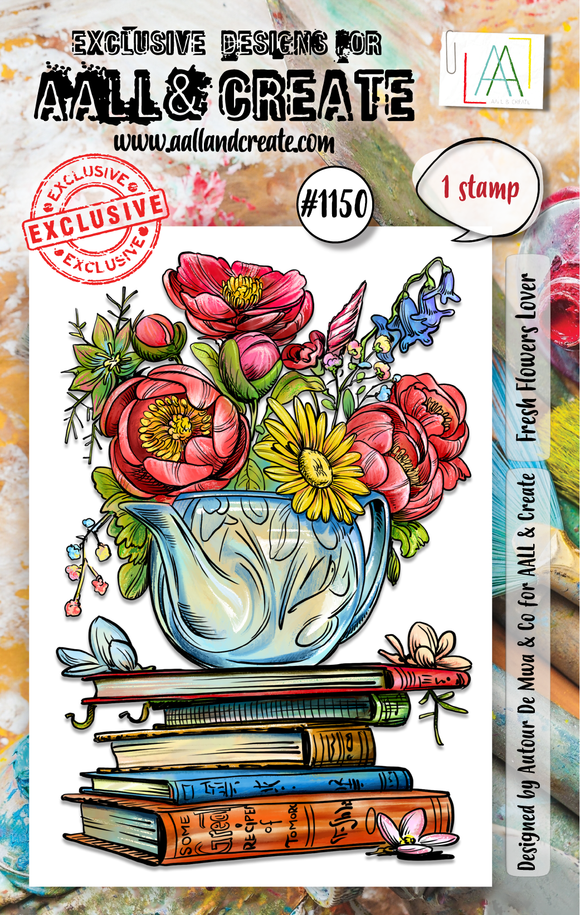#1150 - A7 Stamp Set - Fresh Flowers Lover