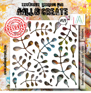 #179 - 6"x6" Stencil - Trifoliatrix - AALL & Create Wholesale - stencil