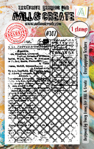 #307 - A7 Clear Stamp Set - Overlapping Texture