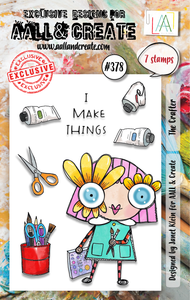 #378 - A7 Clear Stamp Set - The Crafter