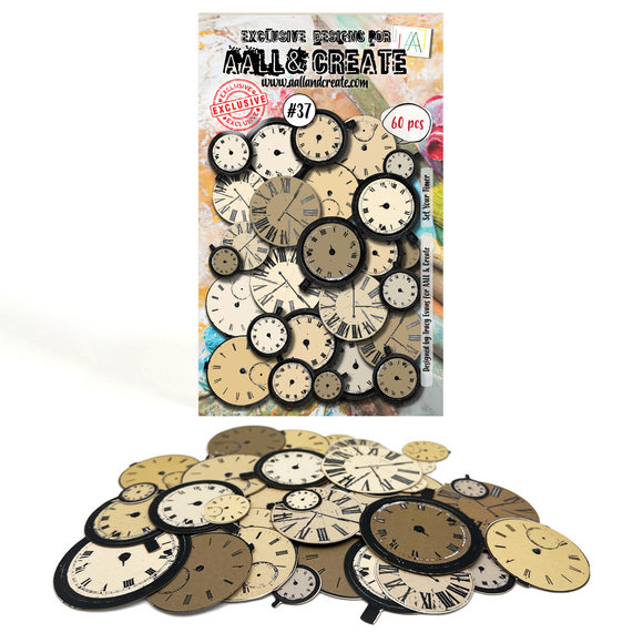 #37 -  Ephemera Die-Cuts - Set Your Timer