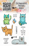 #408 - A6 Clear Stamp Set - Felines