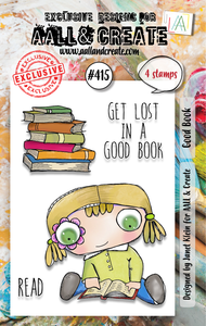 #415 - A7 Clear Stamp Set - Good Book