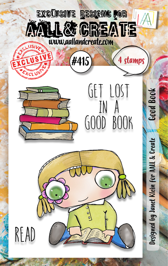 #415 - A7 Clear Stamp Set - Good Book