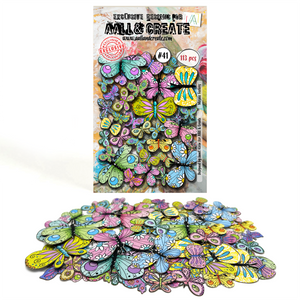 #41 -  Ephemera Die-Cuts - Mosaic Feelers