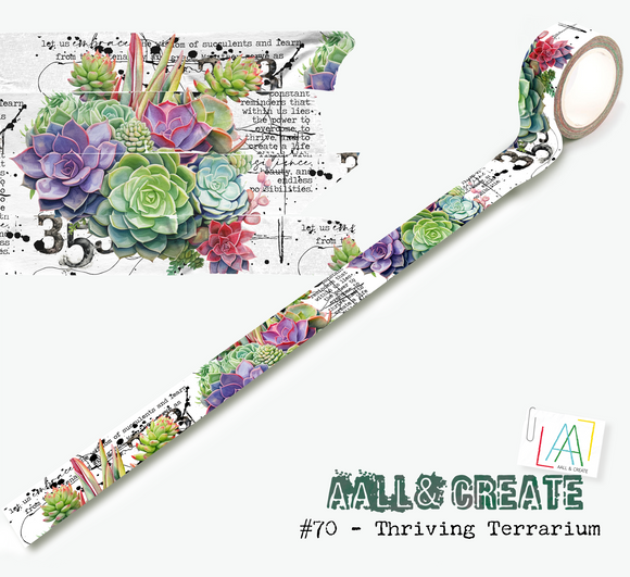 #70 -  Washi Tape - Thriving Terrarium