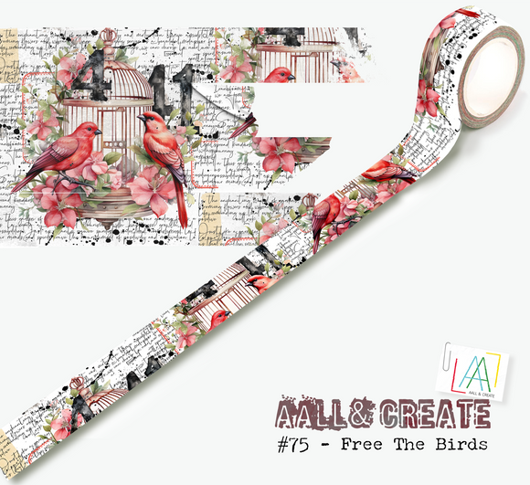 #75 -  Washi Tape - Free The Birds