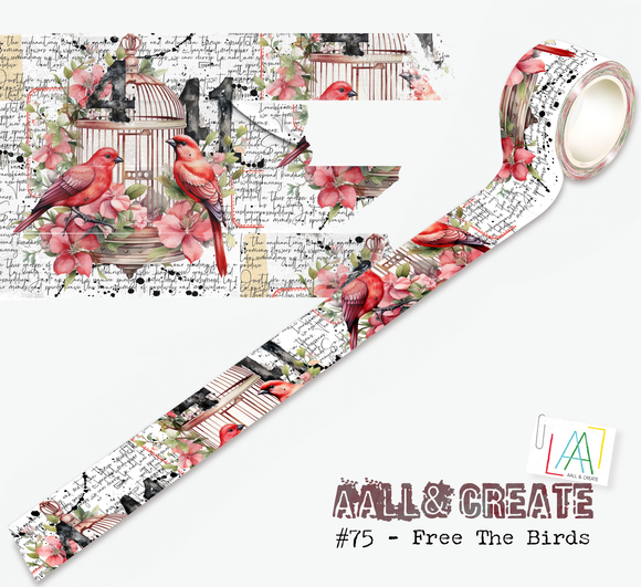 #75 - Washi Tape - Free The Birds (Layer-It-Up!)