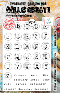 #926 - A5 Stamp Set - Garden She Wrote - AALL & Create Wholesale - Stamp