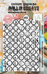 #927 - A7 Stamp Set - Botanical Code - AALL & Create Wholesale - Stamp