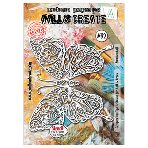 #92 - A4 Stencil - Swallowtail