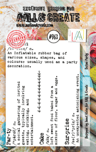 #963 - A7 Stamp Set - Define Party
