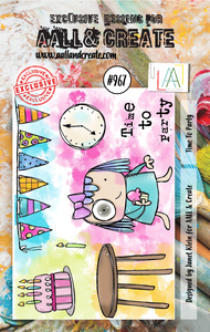 #967 - A7 Stamp Set - Time To Party