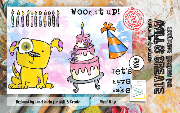 #968 - A7 Stamp Set - Woof It Up