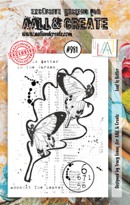 #981 - A7 Stamp Set - Leaf Is Better - AALL & Create Wholesale - stamp