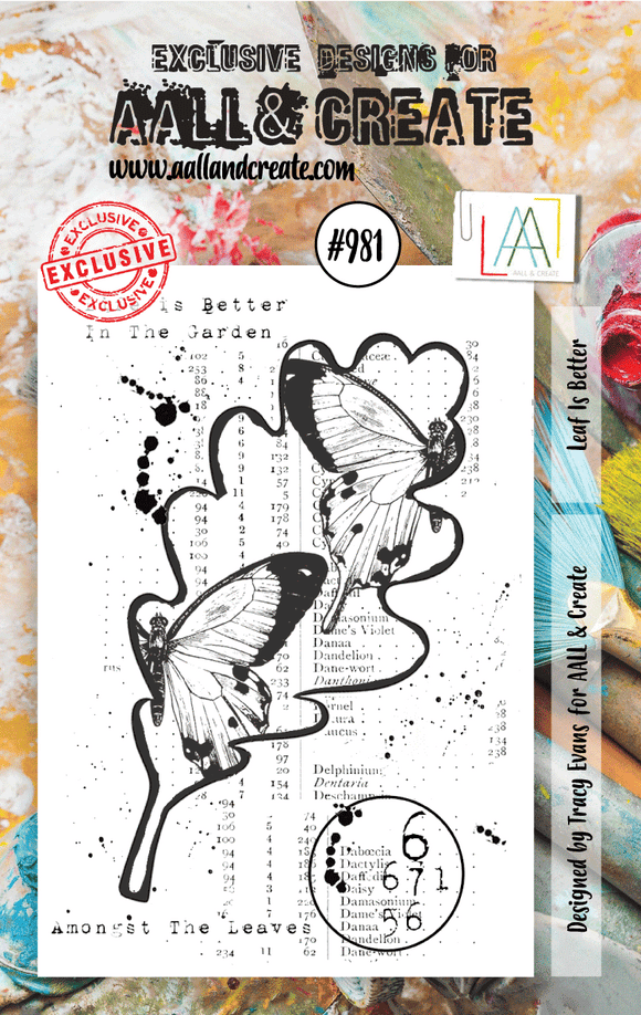 #981 - A7 Stamp Set - Leaf Is Better - AALL & Create Wholesale - stamp