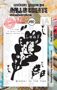 #982 - A7 Stamp Set - Windy Willows - AALL & Create Wholesale - stamp