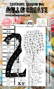 #983 - A6 Stamp Set - Hiya Drangea! - AALL & Create Wholesale - stamp