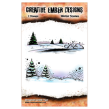 Creative Ember Designs Winter Scenes - A7 Stamp Set