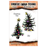 Creative Ember Designs Oh! Christmas Tree - A7 Stamp Set
