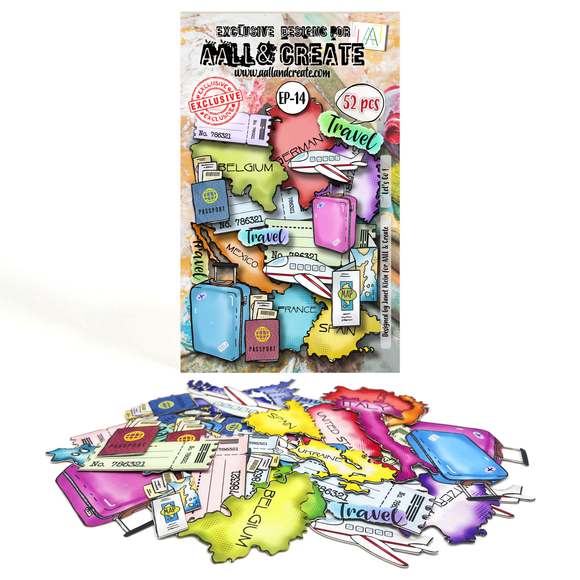 EP-14 - Ephemera Die-Cuts - Let's Go!