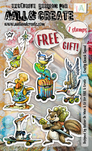 A6 Stamp Set - Crafty Quack Squad
