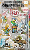 A6 Stamp Set - Crafty Quack Squad
