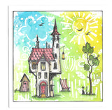 #1047 - A6 Stamp Set - Crazy Maison - AALL & Create Wholesale - stamp