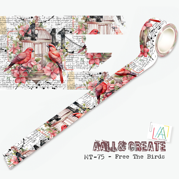 #75 - Washi Tape - Free The Birds (Layer-It-Up!)
