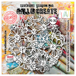 #215 - 6"x6" Stencil - Petalissomely