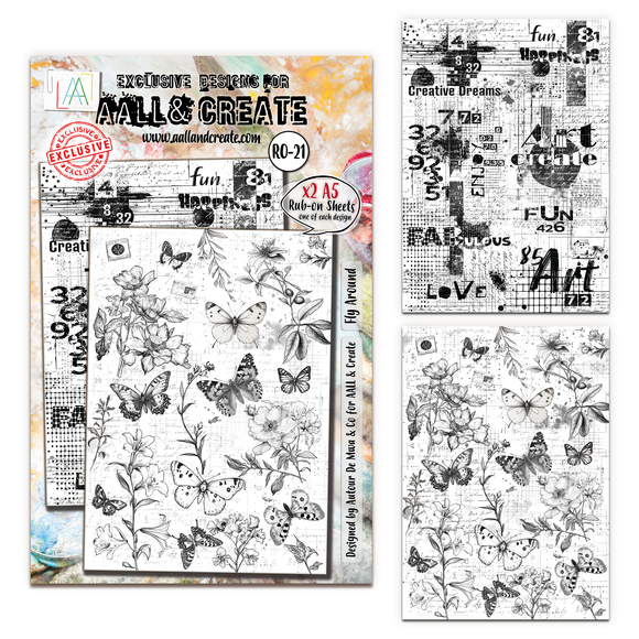 #RO-21 - A5 Rub-Ons - Fly Around (Retail Release Date: 17th October 2025)